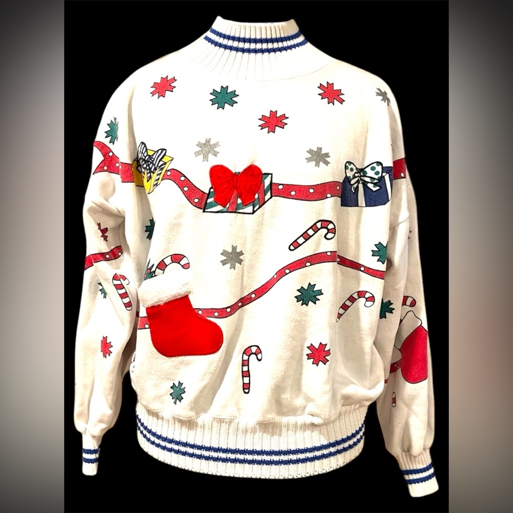 Vintage Starting Point Christmas Sweatshirt.